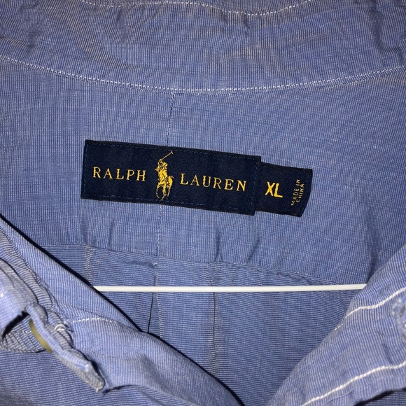 Blue Ralph Lauren dress up shirt - Picture 2 of 4